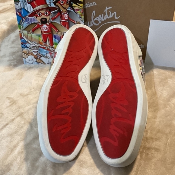 Christian Louboutin Multicolor Graphic Sneakers - Picture 12 of 15